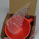 hailanbao Handmade Pour Over Ceramic Coffee Dripper - Authentic Brewing Experience for Camping, Office, and Home (Red)