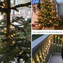 Globe String Lights 43 Ft 100 LED Fairy Lights Plug in with Remote Timer 8 Modes Connectable Twinkle Light for Bedroom Classroom Wedding Christmas Indoor Outdoor Decor, Warm White