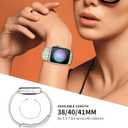 Band Compatible with iWatch Band 38/40/41mm for Women Men Sport Replacement Smartwatch Wrist Strap for iWatch Ultra2/1 SE Series 10 9 8 7 6 5 4 3 2 1 - Flower Herbs Branch