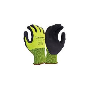Latex Palm Dip Glove Pyramex Safety Products GL508M 12 PCS