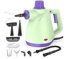 Steam Cleaner for Bathroom & Kitchen, Handheld High Temp Steam Cleaner with Safety Lock, Chemical-Free Steamer for Deep Cleaning Tile, Grout, Shower, Stove & Sink, 10 Accessories for Home, Couch & Car