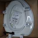 Bemis Assurance 3" Raised Toilet Seat for Seniors, Clean Shield Guard, Secure Hinges, Elongated, White (Elongated)