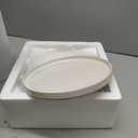 Dinner Salad Plates Set of 4, 10 Inch Salad Plates with Embossments, Dessert, Salad, Appetizer, Dinner Plate, Microwave, Dishwasher Safe,Scratch Resistant