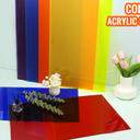 Cranviech 4 Pack Translucent Colored Cast Acrylic Sheets, Cast Plexiglass Sheet 15.7" x 23.6" x 0.11" Plastic Sheet for Sign DIY Display Projects Photo Frame Craft Handcraft Painting