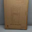 3-in-1 Adjustable Kids Art Easel with Magnetic Whiteboard, Chalkboard & 3 Paper Rolls, All-in-One Double Sided Wooden Painting Easel with Accessories for Toddlers and Kids Ages 3+