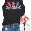 4th of July Shirt for Women American Flag Shirts Memorial Day Gift Casual Short Sleeve Tee Tops (Medium, Grey5)