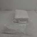 White 100% Cotton King Size Quilt Bedding Set, 3 Pieces Modern Style Coin Pattern Bedspread, Soft Bed 100% Cotton Batting Coverlet, All-Season Quilted Comforter Bed Cover, 1 Bedspread, 2 Pillowcases