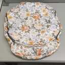 Metplus Winter Baby Car Seat Cover, Blanket-Style Winter Car Seat Canopy for Babies, Warm Plush Fleece Baby Carrier Cover for Infant Boys Girls (Flower)