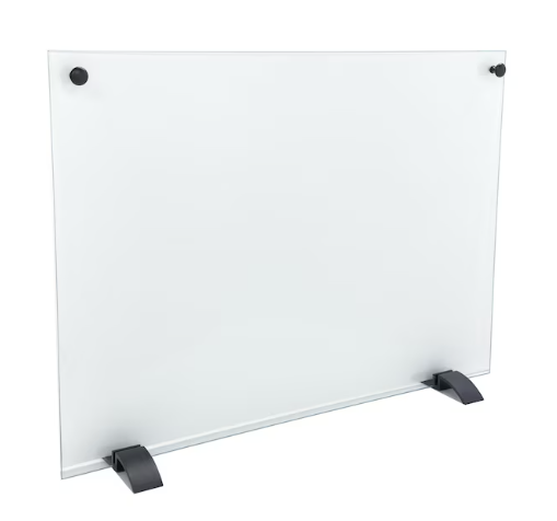 Pleasant Hearth 38-in Black Steel 1 -Panel Flat Fireplace Screen
