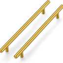 Ravinte Gold Cabinet Handles 20 Pack 8-4/5 Inch Cabinet Pulls Brushed Brass Kitchen Cabinet Handles Modern Drawer Pulls Gold Hardware for Kitchen Cabinet
