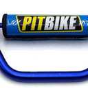 Motorcycle Handlebar 7/8" 22mm Motocross Moto Bar with Foam Pad For CRF YZF KXF KLX RMZ DRZ Dirt Pit Bike Use T6-6061 Aluminum (Blue)