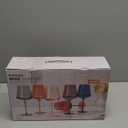 Colored Glasses Set of 6-17oz, Hand Blown Crystal Colorful Glasses with Long Stem, Unique Gift for Wedding, Birthday, Christmas