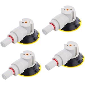 3" Mounting Vacuum Suction Cup With 1/4"-20 Female Thread, Small Hand Pump Glass Sucker For Car Camera (3" Suction Cup(4 Pack))