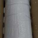 Fivenl 5 Pcs Metal Pleated Cylinder Pedestal Stands for Party, Heavy Duty White Round Cake Pedestal Stand Flower Plant Display Plinth Pillars for Wedding Birthday Event Decor