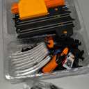 Slot Car Race Track Sets with 4 Slot Cars, Ideal Birthday Xmas Gifts Toys for Kids Boys Ages 6 7 8-12, Battery or Electric Race Car Track Set with Dual Racing Game, Flash Circular Track, Lap Counter