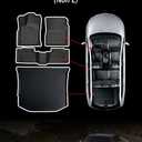 Car Floor Mats for Jeep Grand Cherokee 2016 2017 2018 2019 2020 2021 Accessories (Non L), for Jeep Grand Cherokee All Weather Automotive Floor Mats & Cargo Liner