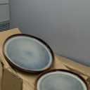 AmorArc Ceramic Dinner Plates Set of 6, 10.5 Inch Handmade Reactive Glaze Stoneware Plates, Rustic Shape Dinnerware Dish Set for Kitchen, Microwave & Dishwasher Safe, Scratch Resistant (Ocean Blue)