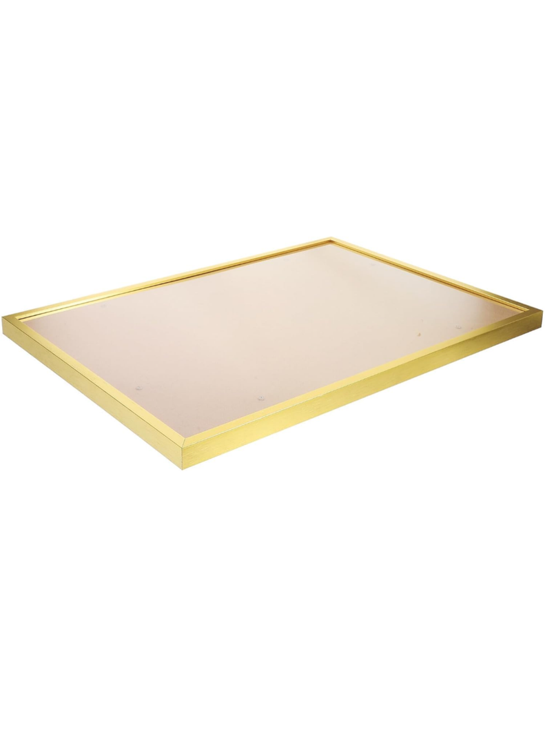 Gold Aluminum Photo Frame 25" × 37"