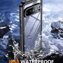 Temdan for Google Pixel 10 Pro XL Case Waterproof,Built-in Lens & Screen Protector[Full Body Shockproof][Military Dropproof][Dustproof][IP68 Underwater] for Pixel 10 Pro XL 6.8-Blue/Clear