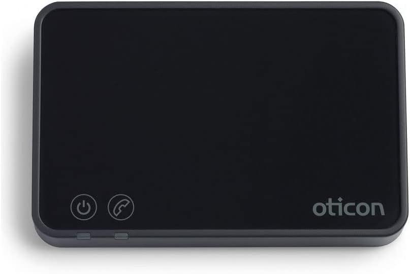 Oticon TV Adapter 3.0 - Wireless Bluetooth TV Audio Streaming Device for Oticon Hearing Aids (Opn, Opn S, Opn Play, Xceed), Interruption-Free, 15 Meter Range, Black