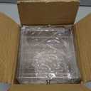 Makeup Drawer Organizer Box with 3 Drawers, Acrylic Cosmetic Display Case Vanity Organizer Jewelry Storage Box Stackable Storage for Cosmetics, Skin Care, Bathroom, Countertop, Clear