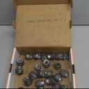 TAGMORE 24pcs M14x1.5 Spline Lug Nuts - Compatible with Chevrolet Tahoe/Suburban/Silverado, GMC Yukon/Sierra 150u0, Ford Expedition, One-Piece Design Factory Wheel Lug Nut Set with Socket Key (Black)