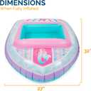 Swimways Disney Princess Ariel Inflatable Water Boat Vehicle for Kids Ages 3+
