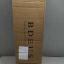 BDEUS Dual Layer 5 Inch Memory Foam Mattress Topper King Size, 2 Inch Gel Memory Foam Plus 3 Inch 1450 GSM Down Alternative Quilted Pillow Top Mattress Pad Cover, Dark Gray