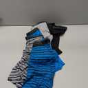 Hanes mens Underwear Boxer Briefs Pack, Cool & Breathable Cotton Moisture-wicking Underwear for Men, No Ride Up (Medium, Striped Blue - 6 Pack)