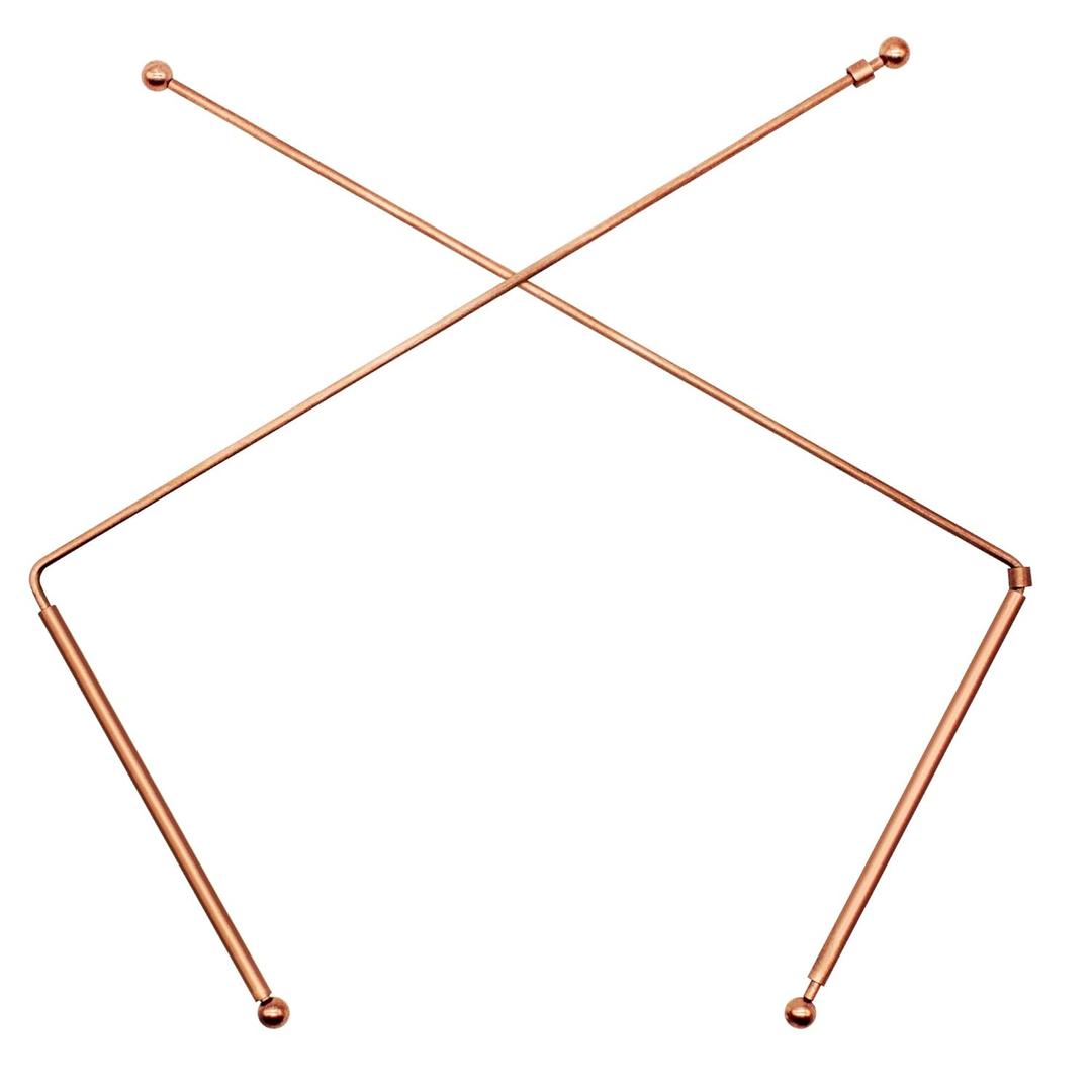 2X 99.9% Copper Dowsing Rod - Divining Rods with Box, Ghost Hunting, Water Divining, Spirit Hunting,Detect Gold,Yes No Questions etc