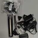 WAHL USA Stainless Steel Lithium Ion 2.0+ Slate Beard Trimmer for Men - Electric Shaver, Nose Ear Trimmer, Rechargeable All in One Men's Grooming Kit - Model 9864