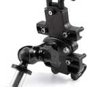 evomosa Motorbike Phone Mount Adjustable Smartphone Support Holder fit for Motorcycle Fork Stem Round Holes 13mm-20mm