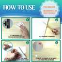 3 x HA SHI Cat Scratch Protector  Furniture Shield Sheets or Sticky Tape, Large Coverage, Pet Safe (Single-Sided)