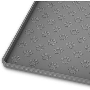 Pet Placemat for Dog and Cat, Mat for Prevent Food and Water Overflow