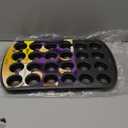Wilton Gold NonStick 24cup Muffin Pan, ColdRolled Steel Bakeware, Made without PFAs, 16 x 10 x 1 in.