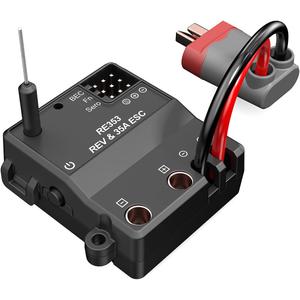 HYPER GO RE353 RC Car Accessories 2.4GHz 3-Channel Brushed 35A Smart 2S/3S 2 in 1 ESC Receiver, Spare Parts for H16DR