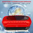 2 x 2Pcs Automotive Oil Film Cleaning Brush 2.0 with Refill, Universal Car Glass Oil Film Cleaner, New Glasses Coating for Windshield, Glass Cleaning Board Improves Clarity and Visibility