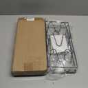 2-Pack Pot Lid Organizer, 6-Tier Pots & Pans Lid Holder Organizer for Cabinet or Wall/Door Kitchen Storage, No-Drill Adhesive Mount, Space-Saving Solution (Black)