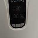 USHOWER Towel Warmers for Bathroom, 20L Large Towel Warmer Bucket for Spa, LCD Screen Display Time, Temperature, Auto Shut-Off Towel Heater Fits Two 40"x70" Oversized Towels, Blankets, Bathrobes, PJs (Plus, White & Black)