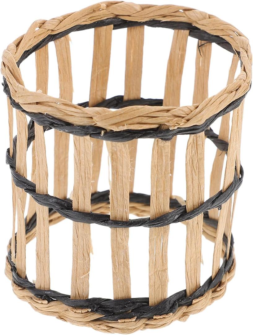 Straw Glass Cover Mug Covers Woven Cup Holder Drinking Cup Sleeve Straw Weaving Cup Sleeves Glass Cup Covers Cup Accessory Multi-Function Cup Cover Cup Protector