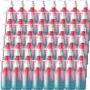 48 Pieces Empty Clear Gradient Color Pump Bottle, 8.4 oz Refillable Plastic Dispenser Bottles with Pump, Travel Lotion Container for Shampoo Hand Body Soap Oil Massage Moisturizer Face Cream Liquid
