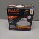 HALO RA 6 inch LED Recessed Light Trim with Adjustable Gimbal, Selectable Lumens and Selectable Color Temperature, Dim-to-Warm Feature, Damp Location Rated RA56LS9FSD2W1EWH