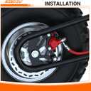 Mini Bike Hydraulic Brake Kit with Rear Brake Caliper Mounting Bracket Adapter Replacement for Monster Mega Moto 80cc 105cc MMB80 Minibike GMB100 Coleman RB100 RT100 Powersports Parts