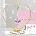 Crystal Sun Catcher - Unique Gift ldeas for Women, Mom, Girlfriend, Her - Birthday, Anniversary, Valentine's Day Gifts - Rainbow Maker Romantic Home Decor (Gold)