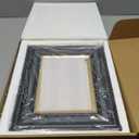 5x7 Vintage Picture Frame with Glass, Wooden Photo Frame, Retro Design 5 x 7 Vintage Frames for Home and Office, Home & Wedding Decor, Blue