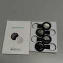 4Pack,Compatible with Airtag Holder Case with Keychain IPX8 Waterproof,Shockproof GPS Tag Tracker Cover [Anti-Scratch] [PC+Silicone] for Item Finders Case for Pets,Kids,Luggages-4 Black