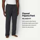 Amazon Essentials Men's Breathable Flannel Pajama Pant, Relaxed Fit, Drawstring, Cotton (Gray, S)