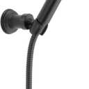 Delta Faucet Trinsic Single Spray Wall-Mount Hand Shower, Hand Held Shower with Hose, Black Handheld Shower Head, Slide Bar Hand Shower, Handheld Shower, Matte Black 55085-BL
