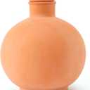 Ollas Pot Plant Watering Globes with Top Storage Pool and Lid Clay Watering Pot with lid Terracotta Watering Pot 6-inch Large Simple Irrigation Peripheral Water System Indoor Outdoor Self Watering
