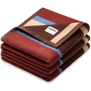 Alpaca Wool Blanket 50% Alpaca 50% Sheep Wool Blend, Ultra-Soft, King